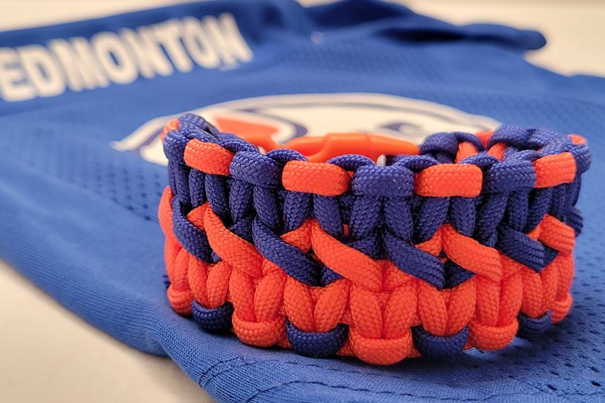 Double Cobra Edmonton Oilers Bracelet